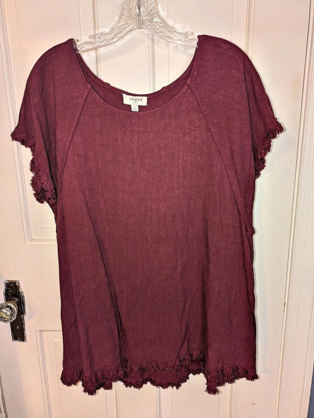 umgee Tunic in Maroon Size Large